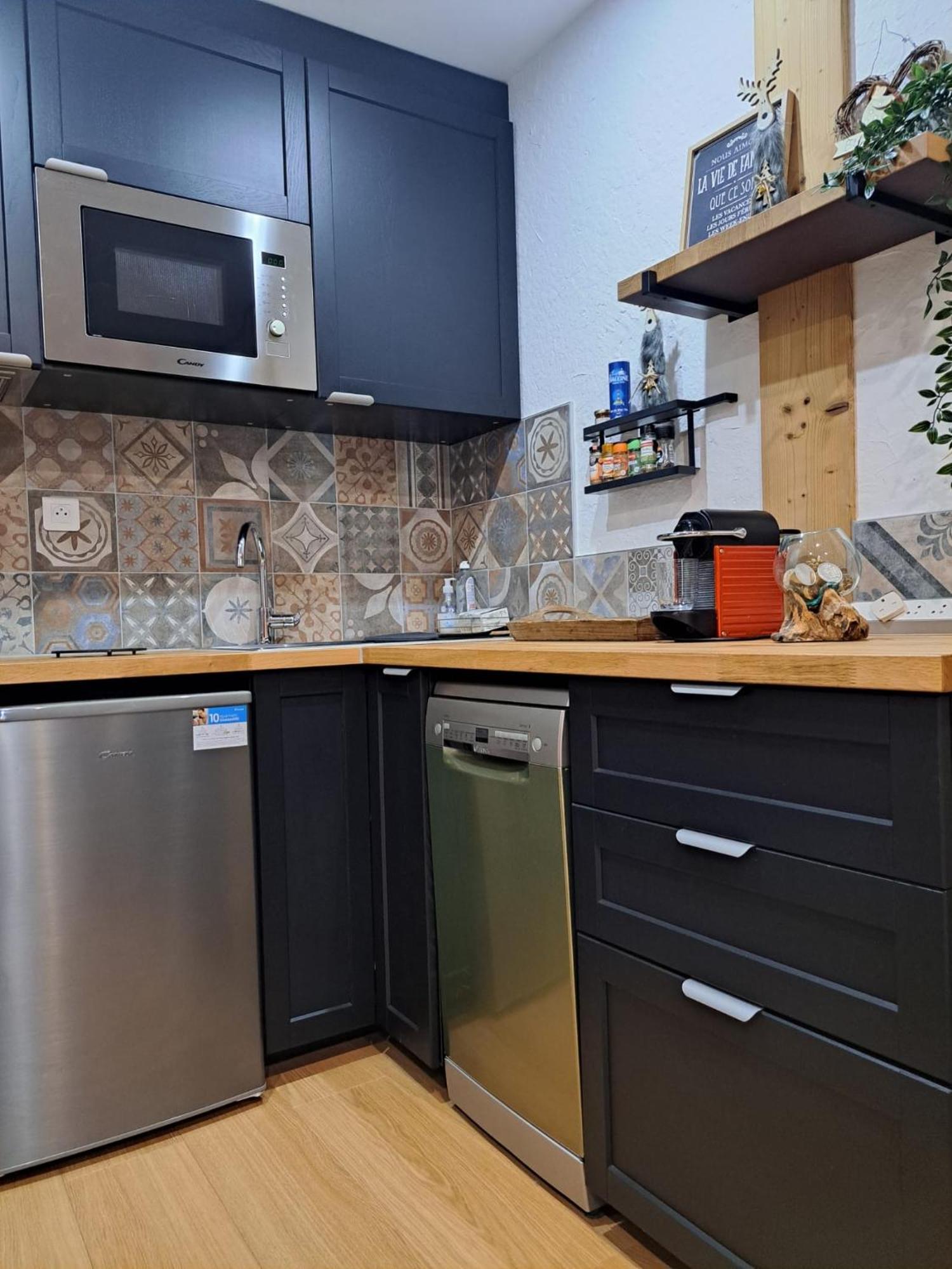 Studio 2 Alpes Style Chalet Au Pied De Telesiege Du Diable 莱德萨阿尔卑斯 外观 照片
