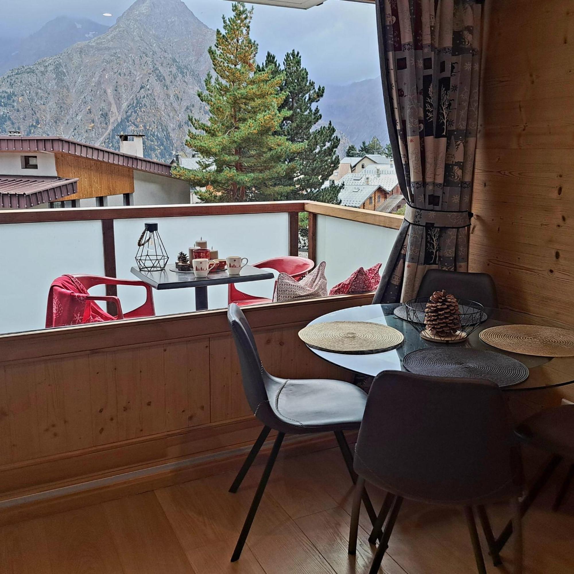 Studio 2 Alpes Style Chalet Au Pied De Telesiege Du Diable 莱德萨阿尔卑斯 外观 照片