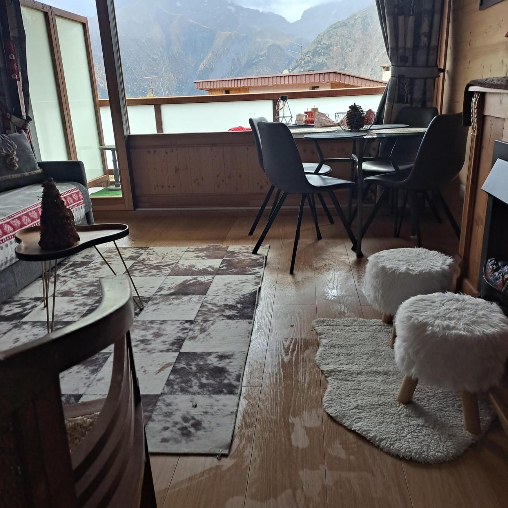 Studio 2 Alpes Style Chalet Au Pied De Telesiege Du Diable 莱德萨阿尔卑斯 外观 照片